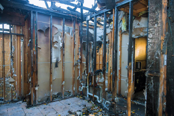 Professional Emergency Fire Cleanup technician working in Lovington, NM